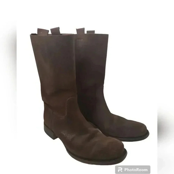 Prada Suede Moto Boots Size 8.5 - Picture 3 of 7